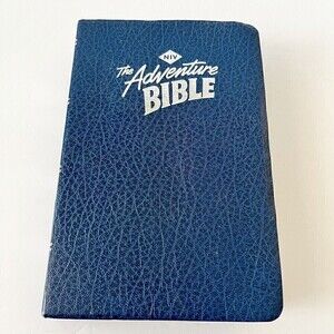 The Adventure Bible NIV Blue Faux Leather New International Zonderkidz Religion